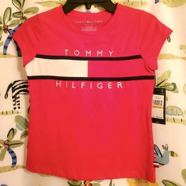 Tommy Hilfiger girls short sleeve shirt. Size M nwt