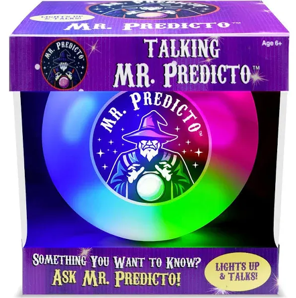 Talking Mr. Predicto Fortune Telling Ball - Ask Yes or No Question &amp; He Speaks 