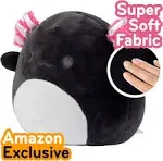 Squishmallow 8" Jaelyn The Black Axolotl - Official Kellytoy Plush - Cute and Soft Axolotl Stuffed Animal Toy - Great Gift for Kids