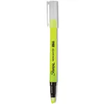 Sharpie Clearview Pen-Style Highlighter, Chisel Tip, Fluorescent Yellow, 3/Pack