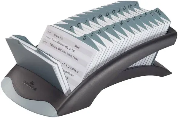 Durable Telindex Desk Address Card File