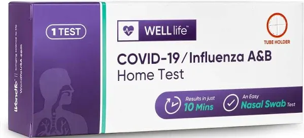 Well Life Covid-19 / Influenza A&B Home Test