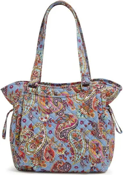 Vera Bradley Cotton Glenna Satchel Purse Provence Paisley