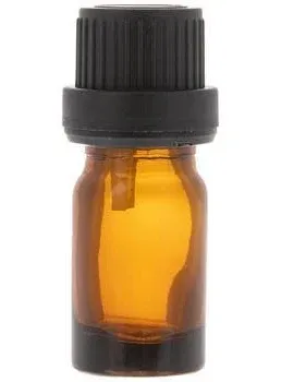 GreenHealth 15 ml (1/2 fl oz) Amber Glass Bottle with Euro Dropper (6 Pack)