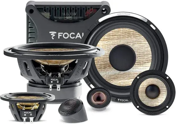 Focal Flax EVO PS165F3E 3-Way Compo 3-Way 165mm Component Speakers NEW