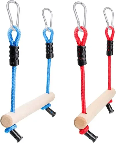 Monkey Bars for Kids(2 Pack) | Ninja Slackline Accessories for Slackline Obstacl