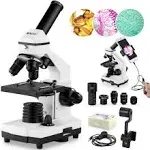 Bebang Microscope for Kids Adults with Microscope Slides Kit