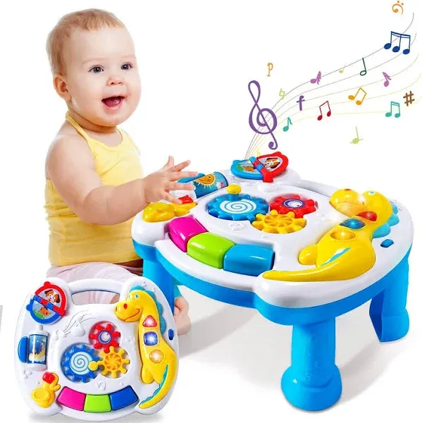 JUEJIAZKIY Music Baby Activity Center Toy 12-18 Months Activity Table Baby To...