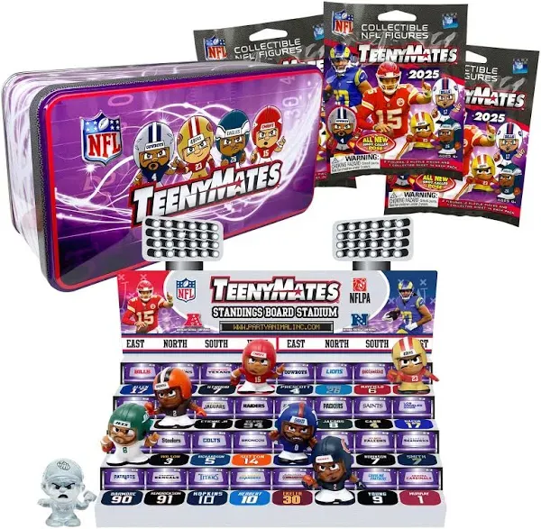 TeenyMates NFL Collector Tin Set