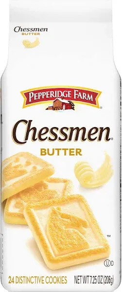 Pepperidge Farm Chessmen Butter Cookies