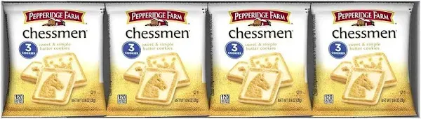 Pepperidge Farm Chessmen Butter Cookies - 8 Ct - 0.9 Oz