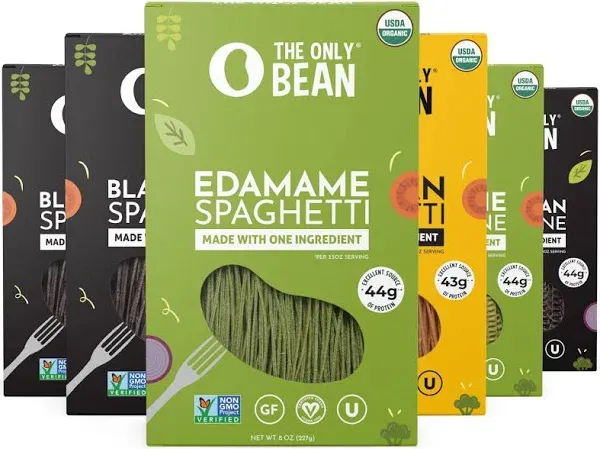 The Only Bean Organic Bean Pasta Variety Pack