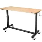 WorkPro 60" Workbench Wooden Sturdy Work Table for Home Workshop