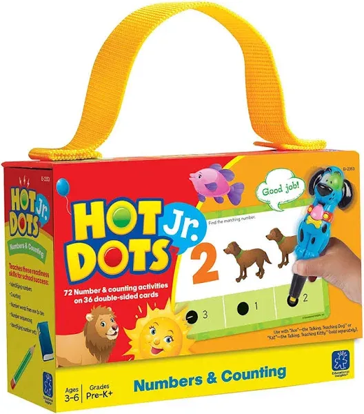 Educational Insights Hot Dots Jr. Numbers & Counting Card Set