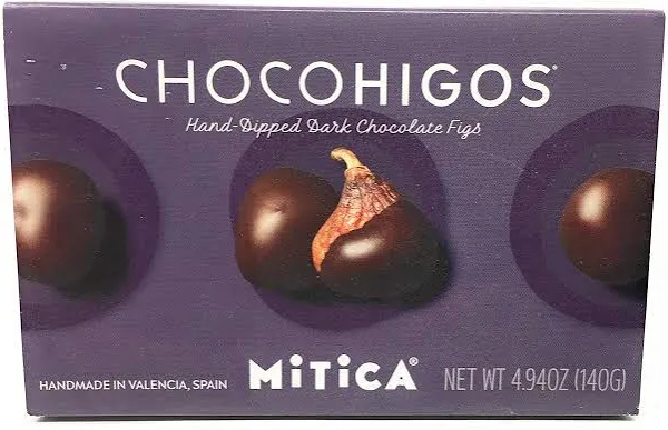 Mitica ChocoHigos Hand-Dipped Dark Chocolate Figs