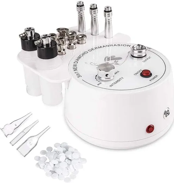 Diamond Microdermabrasion Machine, Yofuly 3 in 1 Professional Microdermabrasion Machine with Vacuum Glass Tube and Spray Bottle for Home Use Skin Care