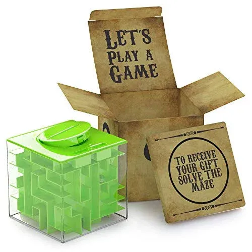 Money Gift Boxes for Cash, Money Puzzle Box for Cash Gift, Money Gift Holder, Mo