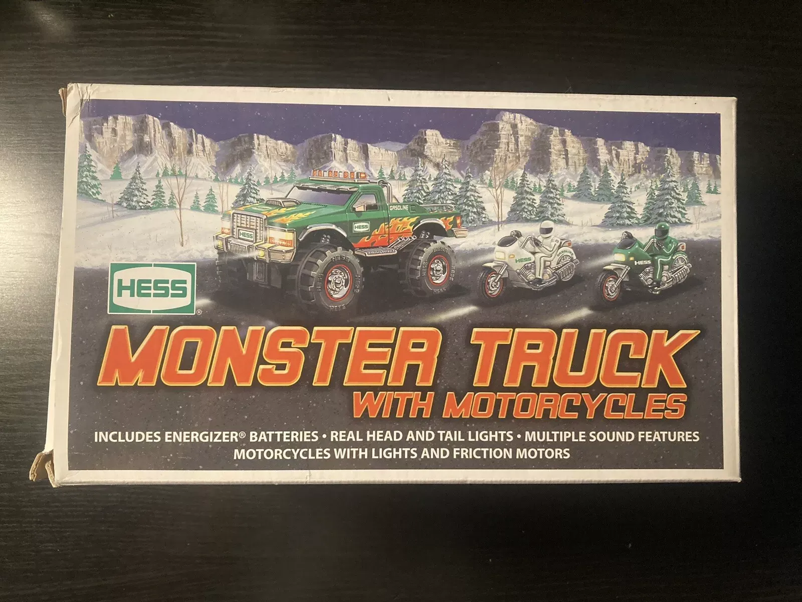 2007 Hess Toy Monster Truck with  Motorcycles  Brand New in Original Box.