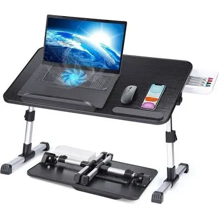 Laptop Desk Adjustable Laptop Stand Foldable Bed Table Portable Lap Desk Folding Notebook Stand