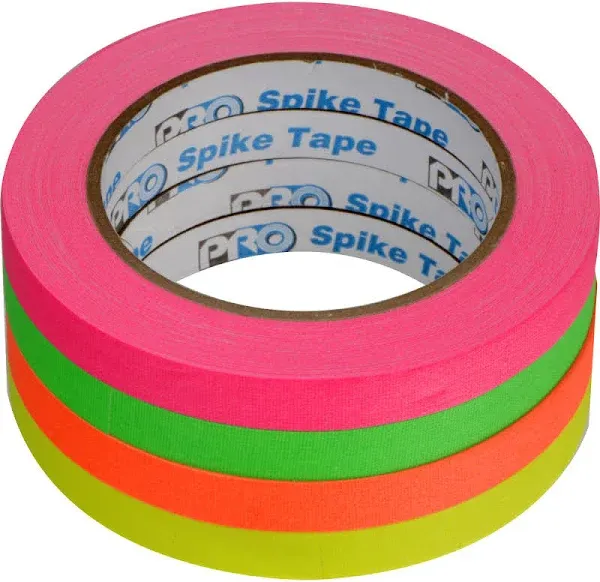 Pro Tapes 1/2-Inch Fluorescent Spike Tape Stack (4pk)