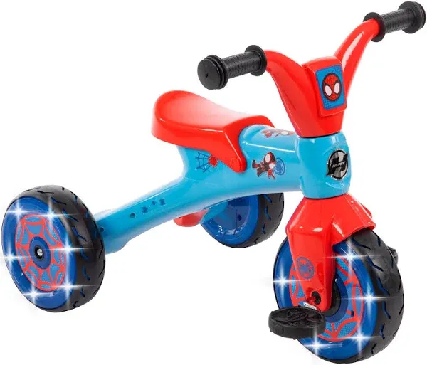 Huffy Marvel and Disney Ride On Toys for Toddlers 1-3 Boys, Tricycle for Toddlers Age 3-5, LED Light-Up Feature and More, 2 or 3 Wheel Scooters Ages 2-10, Spiderman Toy, Black Panther, Disney Cars