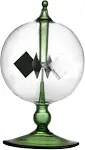 Green Solar Power Radiometer Crookes Solar Energy Spinning Vanes Windmill Gift Home Desk Decoration