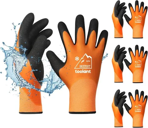 Waterproof Winter Work Gloves for Men and Women, Freezer Gloves for Working i...