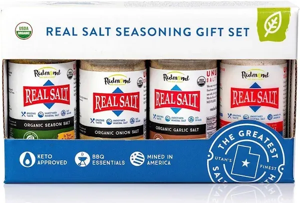 Real Salt Seasoning Gift Set 4 Piece Set