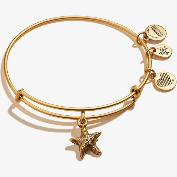 ALEX AND ANI Starfish Charm Bangle Bracelet