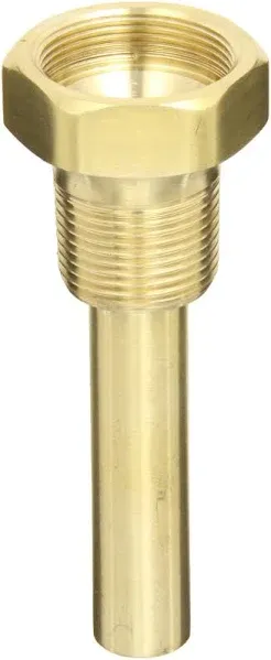 3-4F2 Thermowells for Industrial Thermometers, 3/4&#034; NPT Connection