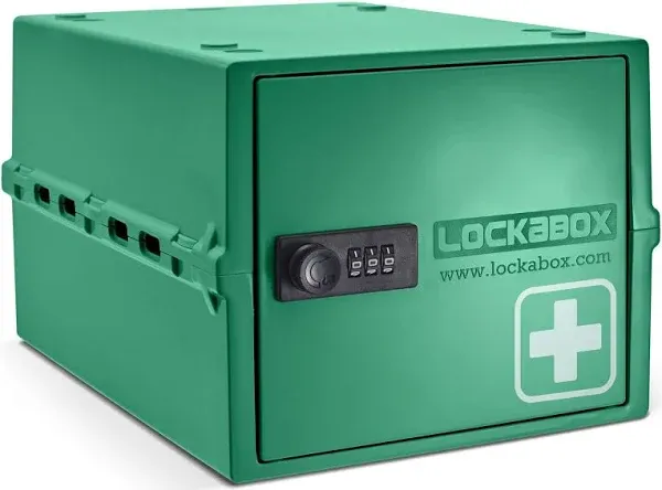 Lockabox One | Code Safe Locker Cabinet Box School Students Tablets Phones, New