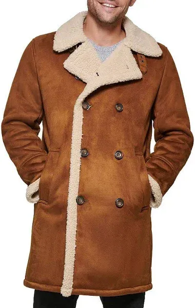 Men's Dockers Faux Shearling Walking Coat