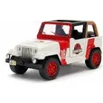 Jada Toys Jurassic World 1:32 Jeep Wrangler Die-cast Car, Toys for Kids and Adults