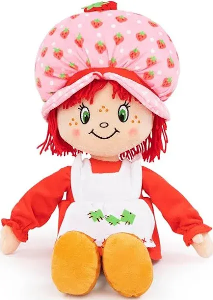 Strawberry Shortcake Plush 18&#034; Soft Character Pillow, Stuffed Doll