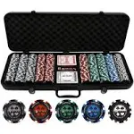  500 Piece Pro Poker Clay Poker Set 