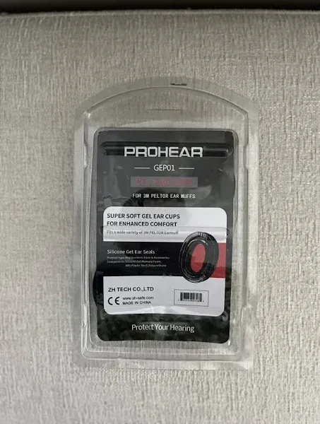 PROHEAR GEP01 Silicone Gel Ear Pads  3M PELTOR Headsets Ear Muffs - Ships Today