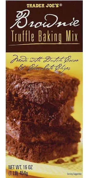 Trader Joe's Brownie Truffle Baking Mix 16 Oz