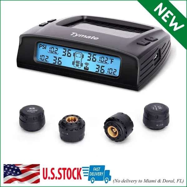 Tymate Tire Pressure Monitoring System - M7-3 TPMS Tire Pressure Monitor Syst...