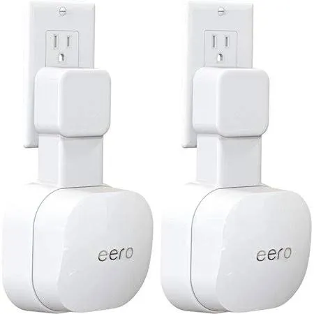 Tizomi Outlet Wall Mount ONLY for eero 6 Dual-Band mesh Wi-Fi 6 System 