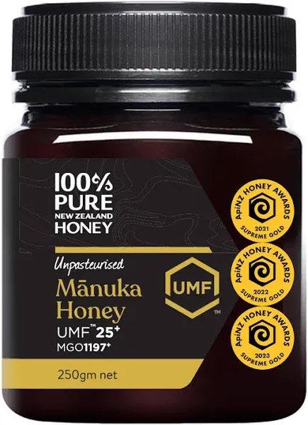 New Zealand Manuka Honey Certified UMF 25+ Raw