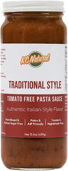 KC Natural Traditional Style Tomato Free Pasta Sauce