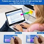 2 Pack 15.6 inch (1920x1080P) Laptop Blue Light Screen Protector, Eye Protect...