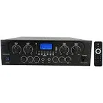 Rockville RPA40BT 1000W 4 Zone/Channel Home Stereo Bluetooth Amplifier Receiver