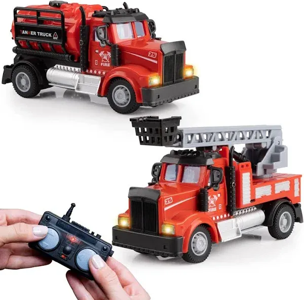 Force1 Mini Firefighter RC Trucks