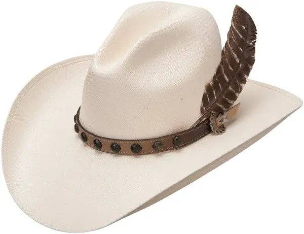 Stetson Broken Bow 10x Straw Cowboy Hat 7 1/8