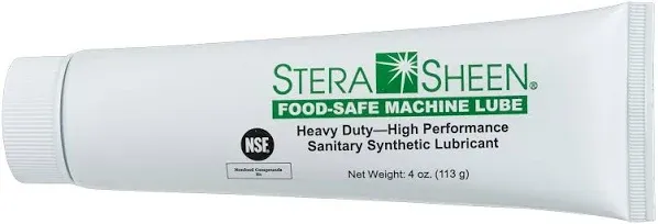 Stera Sheen Food Safe Machine Lube 5 Pack 4Oz Tubes Sealed NEW