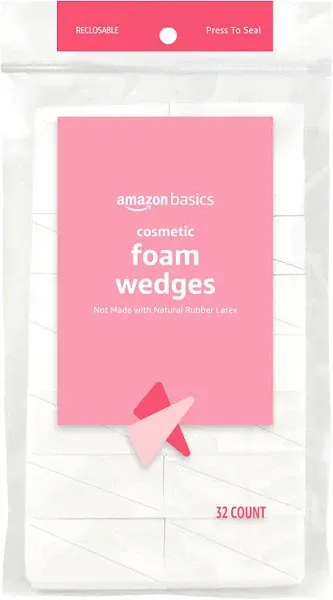 Amazon Basics Cosmetic Foam Wedges