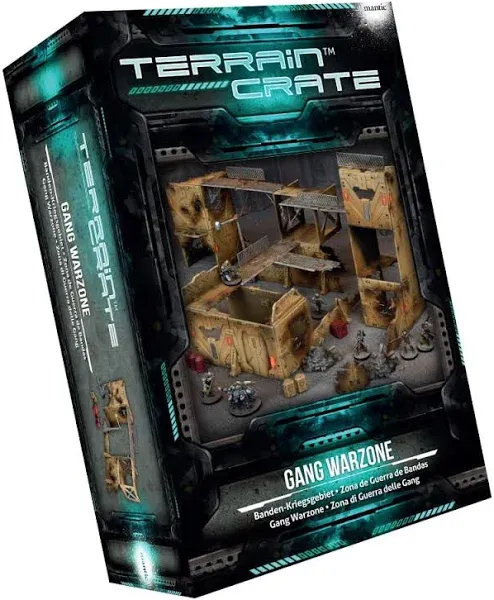 Mantic Entertainment Ltd. Terrain Crate Gang Warzone Miniatures Box Set