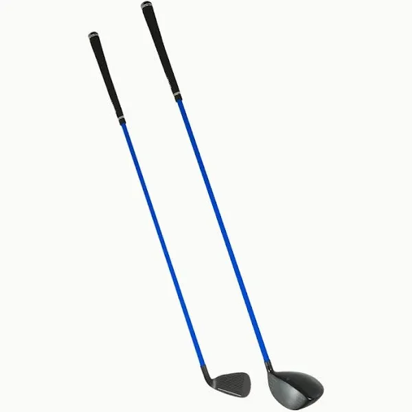 Lag Shot Driver + 7 Iron Combo Golf Club Swing Trainer Aid