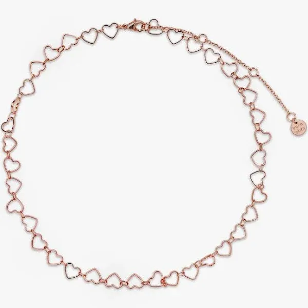 Women Girls Pura Vida Heart Chain Choker